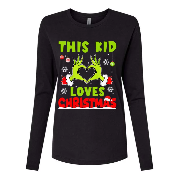 This Loves Christmas Xmas Pajama Womens Cotton Relaxed Long Sleeve T-Shirt