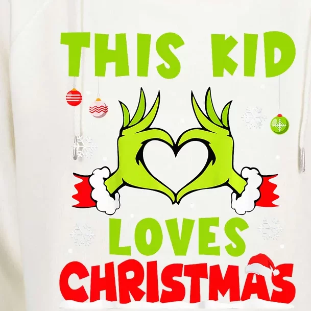 This Loves Christmas Xmas Pajama Womens Funnel Neck Pullover Hood