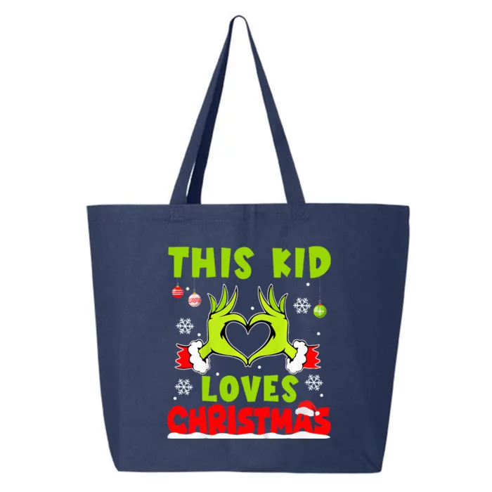 This Loves Christmas Xmas Pajama 25L Jumbo Tote