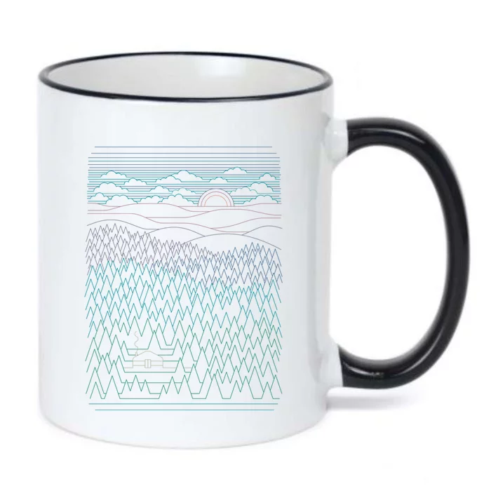 The Little Clearing Black Color Changing Mug