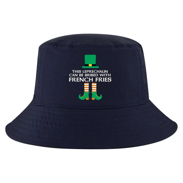 This Leprechaun Can Be Bribed With French Fries St Paddy Day Gift Cool Comfort Performance Bucket Hat