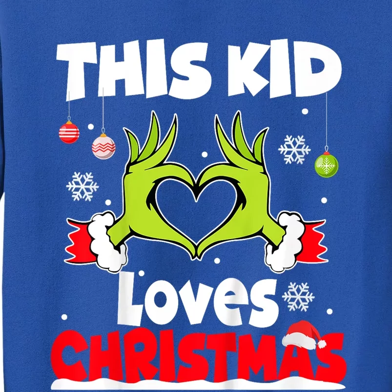 This Loves Christmas Xmas Pajama Tall Sweatshirt