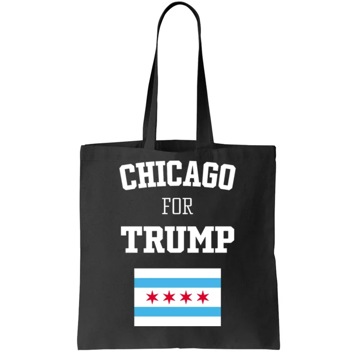 The Lioness Chicago For Trump Flag Tote Bag