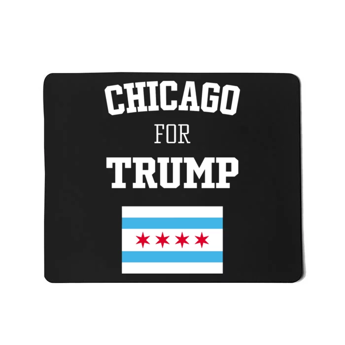 The Lioness Chicago For Trump Flag Mousepad