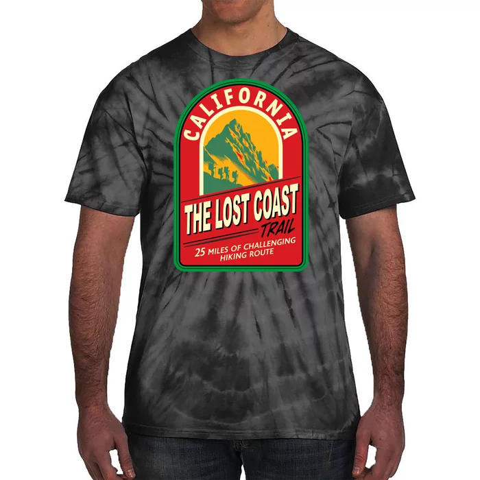 The Lost Coast Trail California Tie-Dye T-Shirt