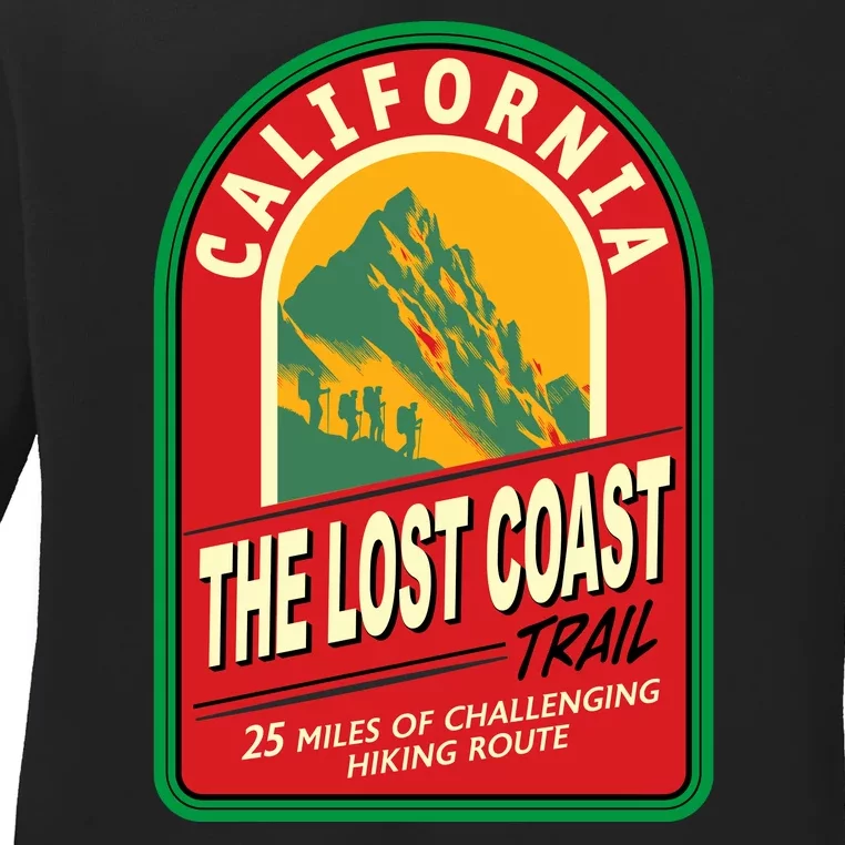 The Lost Coast Trail California Ladies Long Sleeve Shirt