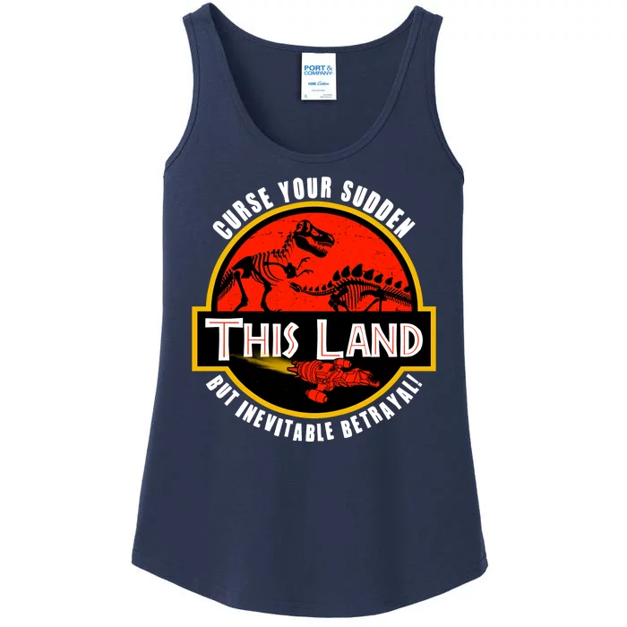 This Land Curse Your Sudden But Inevitable Betrayal Ladies Essential Tank