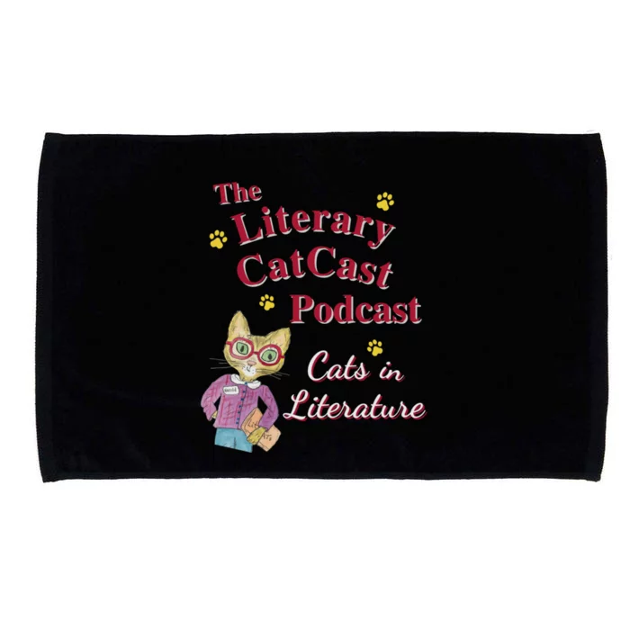 The Literary Catcast Podcast Microfiber Hand Towel