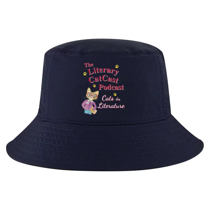 The Literary Catcast Podcast Cool Comfort Performance Bucket Hat