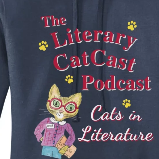 The Literary Catcast Podcast Women's Pullover Hoodie