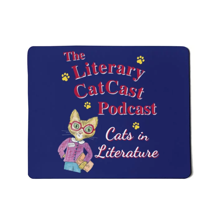 The Literary Catcast Podcast Mousepad