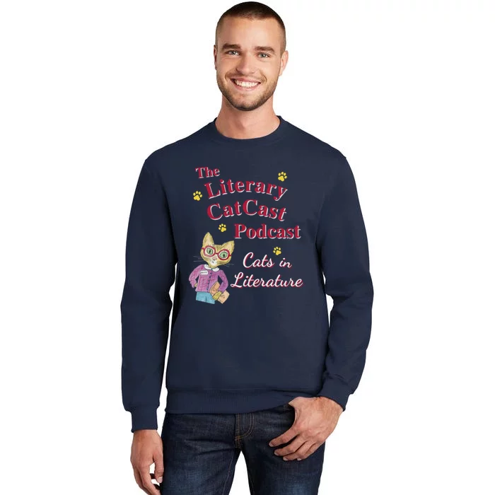 The Literary Catcast Podcast Tall Sweatshirt