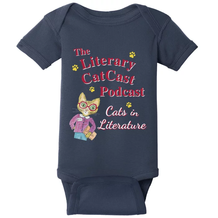 The Literary Catcast Podcast Baby Bodysuit