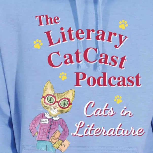 The Literary Catcast Podcast Unisex Surf Hoodie