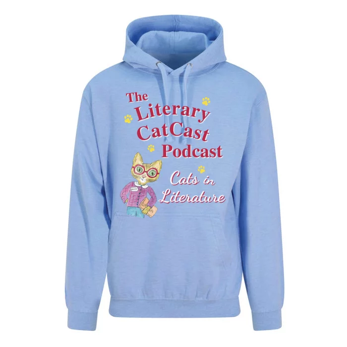 The Literary Catcast Podcast Unisex Surf Hoodie