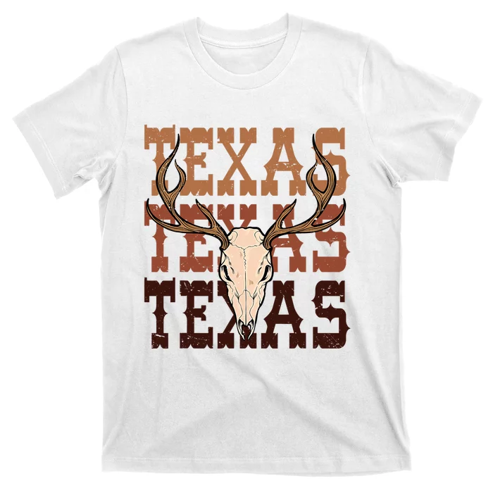 Texas Longhorn Cowboy Cowgirl Western Texas Women Men T-Shirt