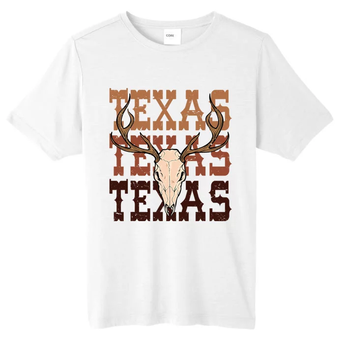 Texas Longhorn Cowboy Cowgirl Western Texas Women Men ChromaSoft Performance T-Shirt