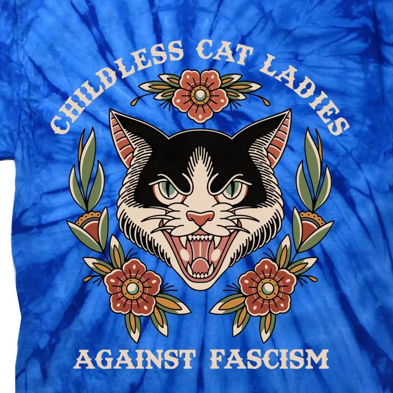 This Less Cat Lady Ladies Is Voting Kamala Gift Tie-Dye T-Shirt