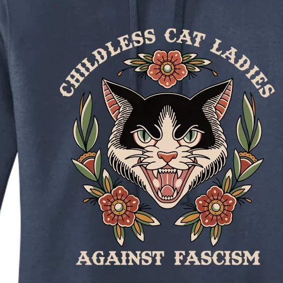 This Less Cat Lady Ladies Is Voting Kamala Gift Women's Pullover Hoodie