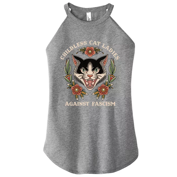 This Less Cat Lady Ladies Is Voting Kamala Gift Women’s Perfect Tri Rocker Tank