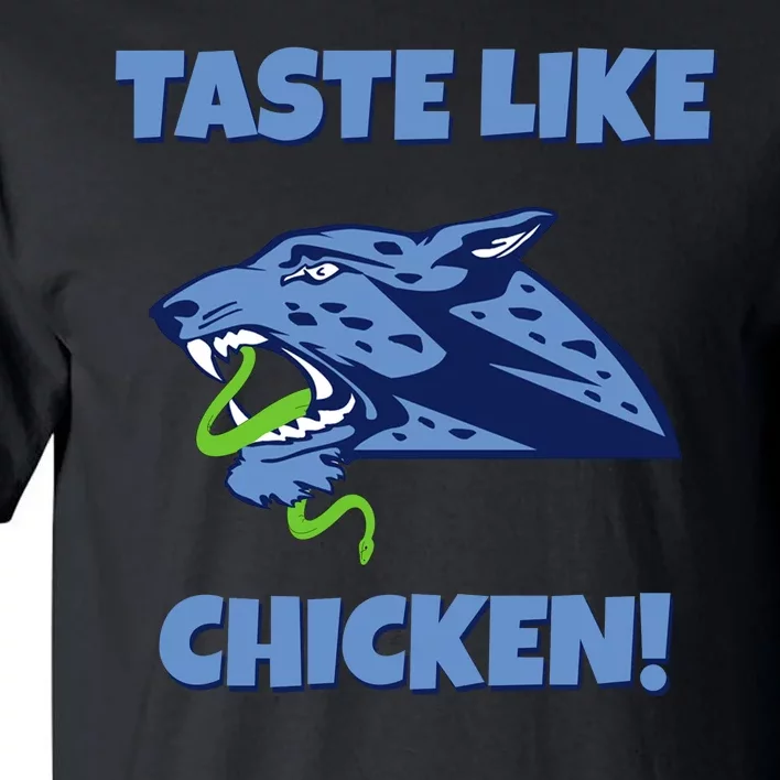 Taste Like Chicken Football Panther Eating Snake Football Rivals Tall T-Shirt