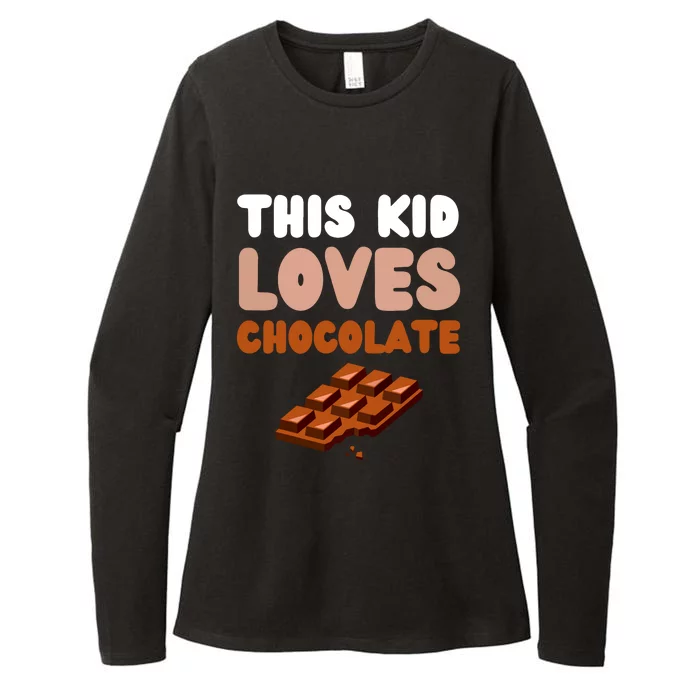 This Loves Chocolate Fun Novelty Funny Food Womens CVC Long Sleeve Shirt