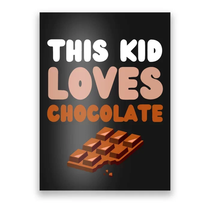 This Loves Chocolate Fun Novelty Funny Food Poster