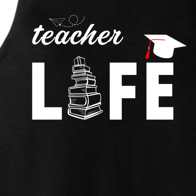 Teacher Life Cute Ladies Tri-Blend Wicking Tank