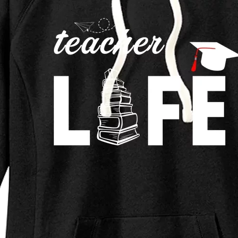 Teacher Life Cute Women's Fleece Hoodie