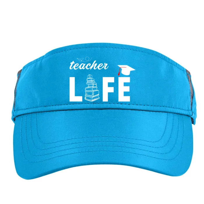 Teacher Life Cute Adult Drive Performance Visor