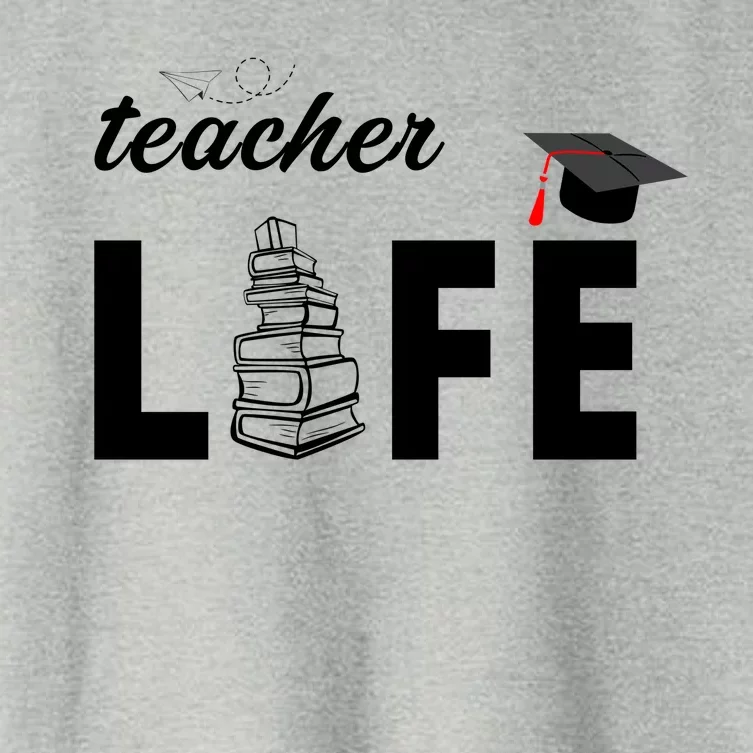 Teacher Life Cute Women's Crop Top Tee