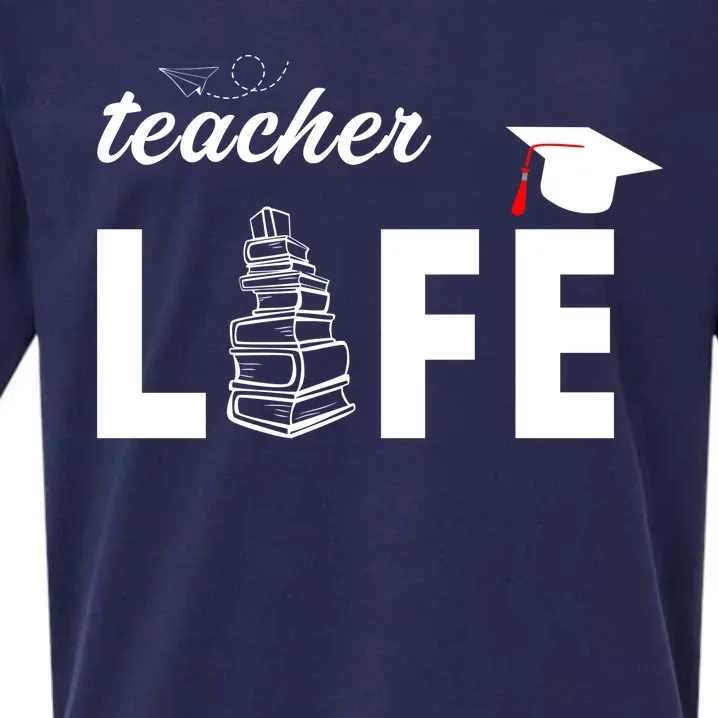 Teacher Life Cute Sueded Cloud Jersey T-Shirt