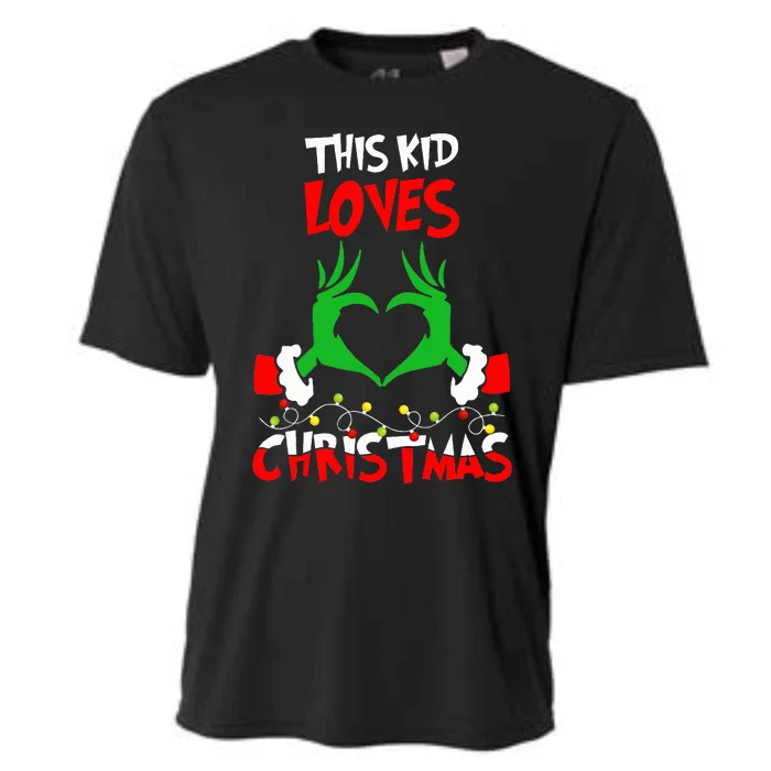 This Loves Christmas Xmas Pajama Cooling Performance Crew T-Shirt