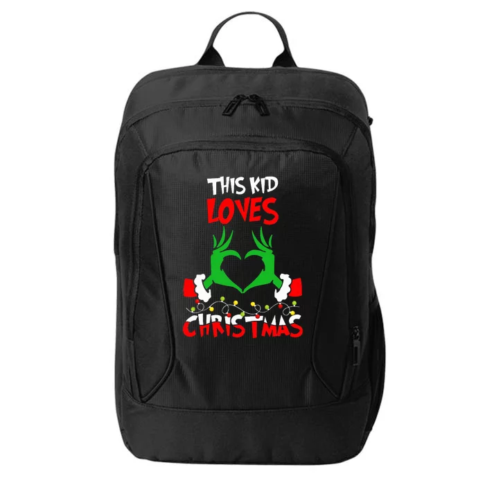 This Loves Christmas Xmas Pajama City Backpack