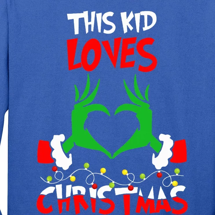 This Loves Christmas Xmas Pajama Tall Long Sleeve T-Shirt