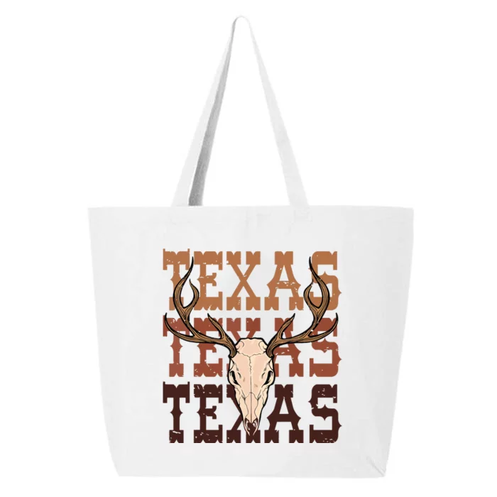 Texas Longhorn Cowboy Cowgirl Western Texas Women Men 25L Jumbo Tote