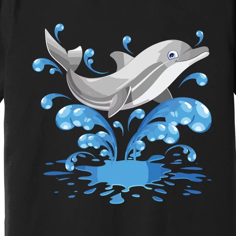 This Loves Dolphins Cute Funny Premium T-Shirt