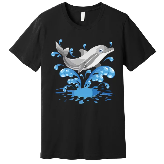 This Loves Dolphins Cute Funny Premium T-Shirt