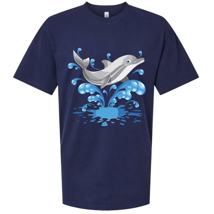 This Loves Dolphins Cute Funny Sueded Cloud Jersey T-Shirt