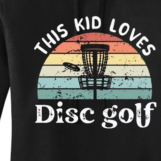 This loves Disc golf Women's Pullover Hoodie