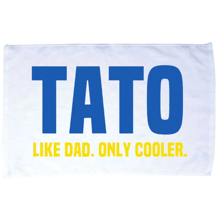 Tato Like Dad Only Cooler. Ukrainian Dad Microfiber Hand Towel