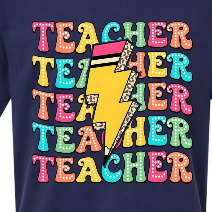 Teacher Last Day Of School Sueded Cloud Jersey T-Shirt