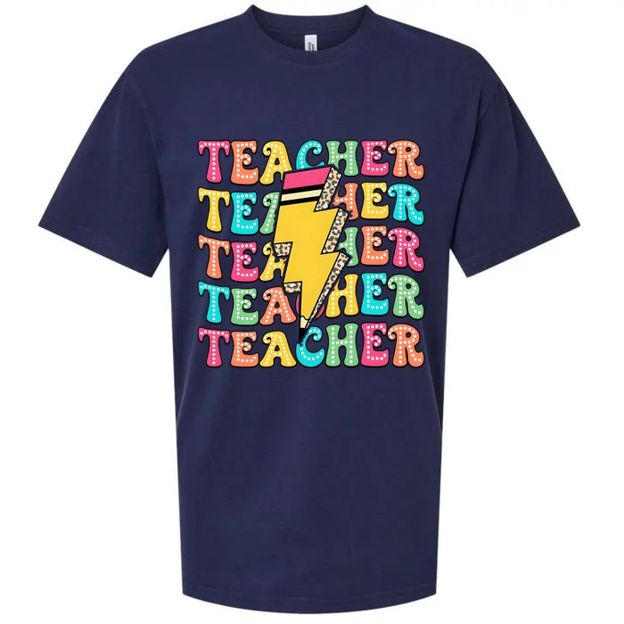 Teacher Last Day Of School Sueded Cloud Jersey T-Shirt