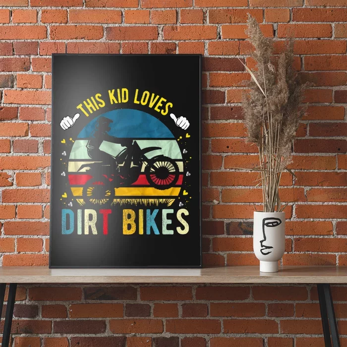 This Loves Dirt Bikes Motocross Dirt Bike Poster