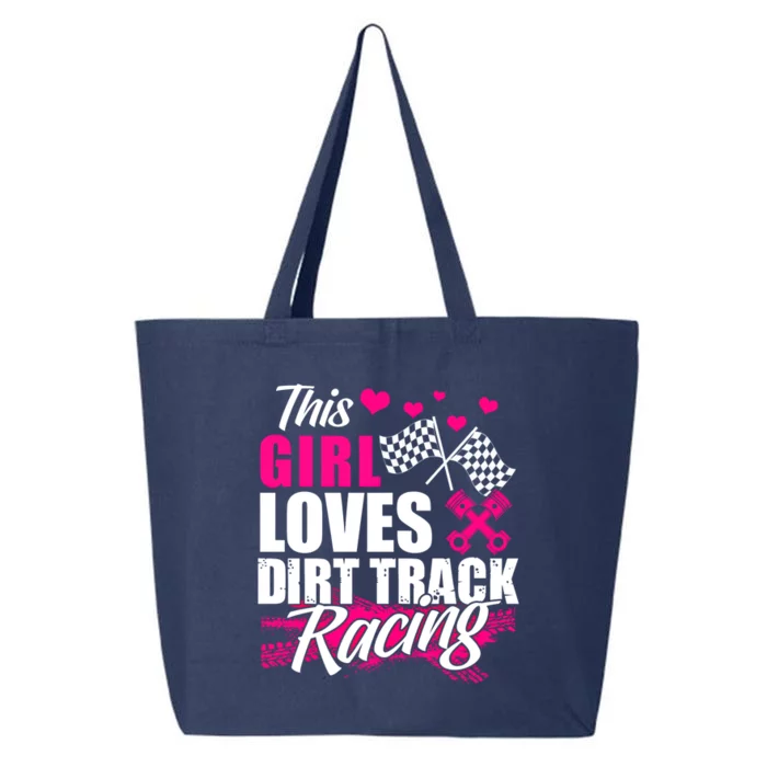 This Loves Dirt Track Racing Cute Gift Racer Lover Funny Gift 25L Jumbo Tote