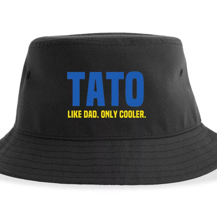 Tato Like Dad Only Cooler. Ukrainian Dad Sustainable Bucket Hat