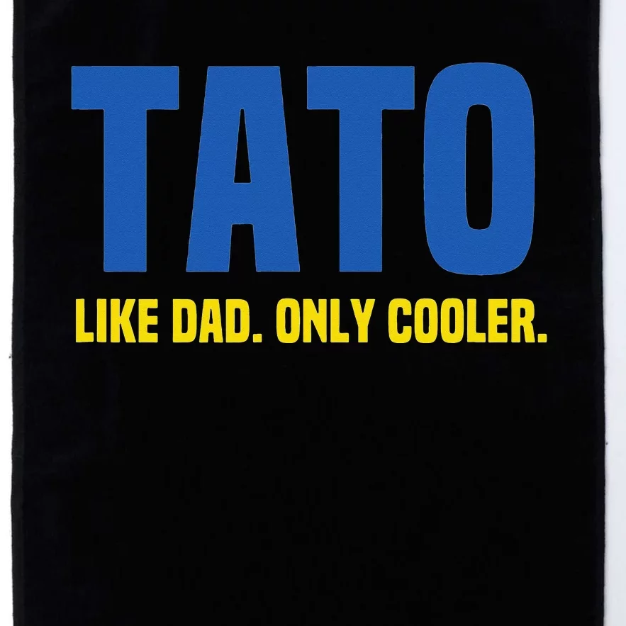 Tato Like Dad Only Cooler. Ukrainian Dad Platinum Collection Golf Towel