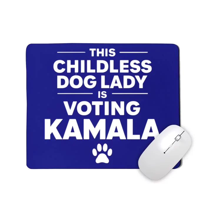 This Less Dog Lady Ladies Is Voting Kamala Election 24 Gift Mousepad