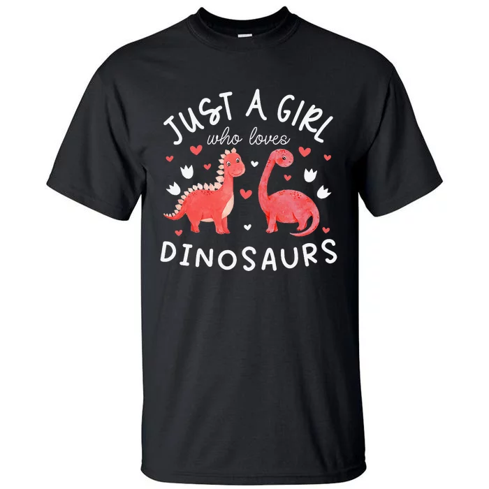 This Loves Dinos Funny Dinosaur Lover Gift Tall T-Shirt