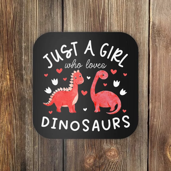 This Loves Dinos Funny Dinosaur Lover Gift Coaster